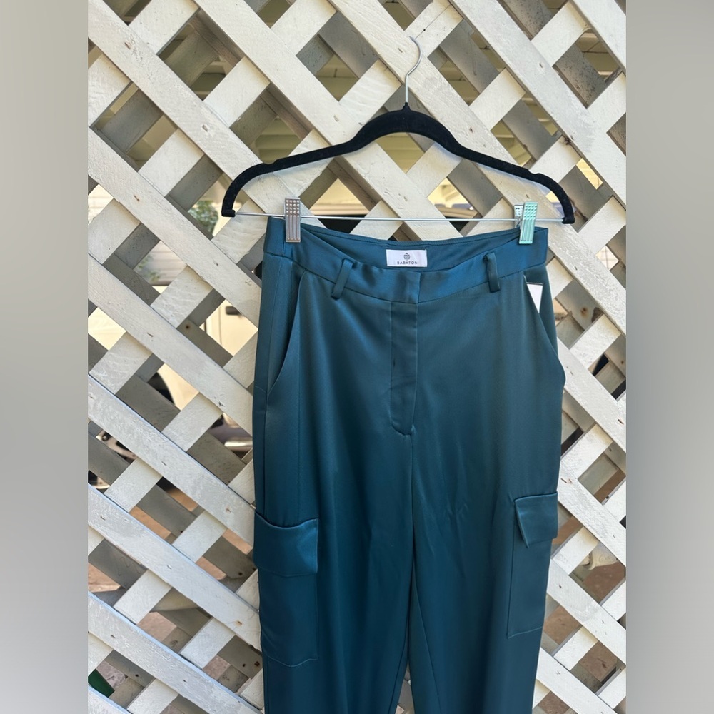 COPY - Aritzia Babaton Refined Satin Cargo Pant - Picture 8 of 8